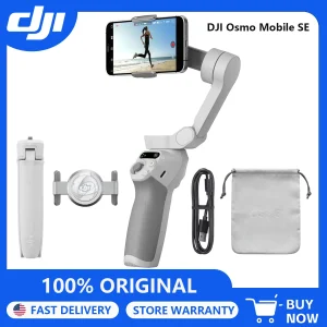 3-Axis Phone Gimbal for iPhone, Android, Built-in Tripod, Selfie Stick