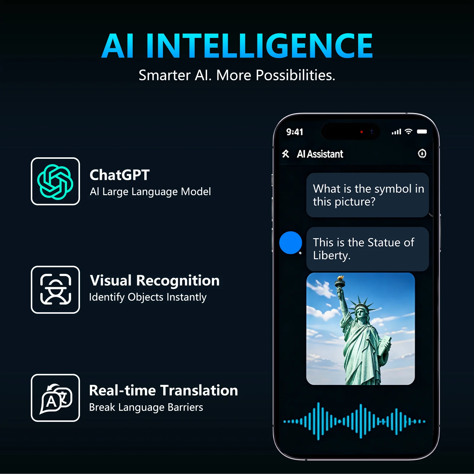 Smart 4K Camera Video Recording AI Photo Recognition Bluetooth Call Voice Translation Sunglasses - Image 6