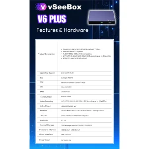 2026 vSeeBox V6 Plus New Box Voice Control - Thumbnail Image 2
